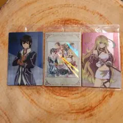 テイルズ オブ シリーズ　30th　ウエハース　エクシリア　ミラ　ジュード　３点