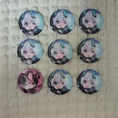 シクフォニDIVEIIWorld SD 缶バッジ 雨乃こさめ　LAN