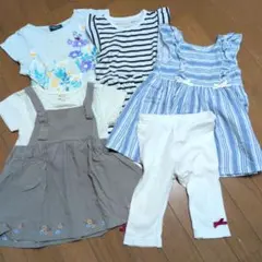 ベビー服　90cm まとめ売り 女の子 ワンピース他 5着セットのサムネイル