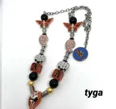 ■ evae mob tyga エヴァーモブ タイガ スカル ネックレス ドクロ