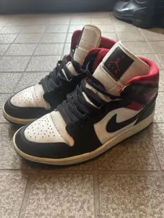 Air Jordan ハイカットスニーカー 黒/白/赤