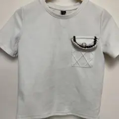 Dazy ホワイト 半袖Tシャツ サイズ5