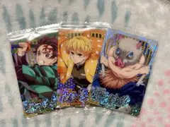 鬼滅の刃 ウエハース10 カード 竈門炭治郎 我妻善逸 嘴平伊之助 SR