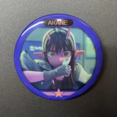 『銀河特急 ミルキー☆サブウェイ』光る!蓄光缶バッジ【アカネ】