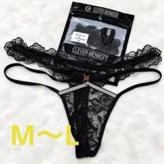 新品 メンズ　CLEVER MENMODE Tバック ブラック　レース