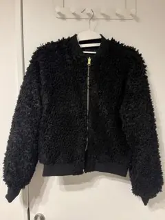 リバーシブル　MA−1/ボアブルゾン　earth music&ecology 黒