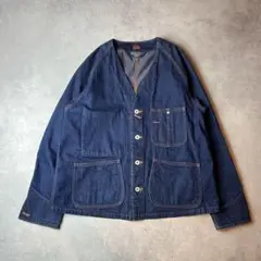 デニム ノーカラー