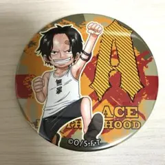 ワンピース 麦わらストア 輩缶バッジ yellow エース 幼少期