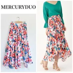 サテン ロングスカート