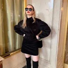 【匿名配送】エピヌ　ロゴ　コーデュロイビッグシャツ