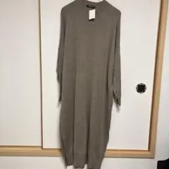 AMERICAN HOLIC ベージュ ニットロングワンピース