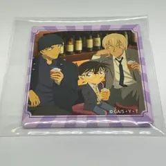名探偵コナンランド メモリアル缶バッジ 江戸川コナン＆赤井秀一＆安室透