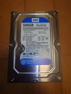 【1】WesternDigital 500GB 3.5インチHDD WD5000
