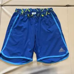 adidas ブルー ハーフパンツ Lサイズ