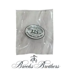 新品未使用★ブルックスブラザーズボタンダウンシャツ生誕125th記念ピンバッチ