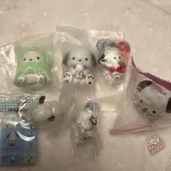 サンリオガチャガチャ✖️6 ピューロランドアミューズ景品 ポチャッコ7種セット