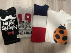 Tシャツ4枚セット 無印良品 保育園着 まとめ売り 90センチ
