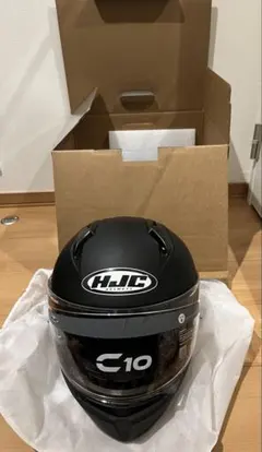 HJC C10 フルフェイスヘルメット ホワイト/ブラック 2XS - メルカリ