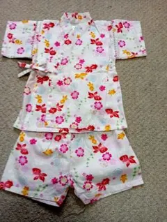 女児　甚平　90　美品