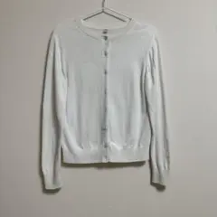 UNIQLO ユニクロ UVカットクルーネックカーディガン（長袖） ホワイト S
