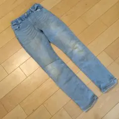 ライトブルースキニーデニムパンツ 140cm
