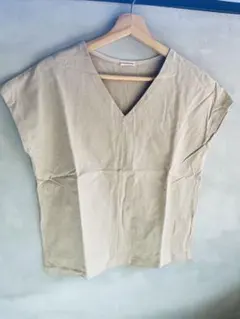 JIL SANDER ピリングプルオーバー スキッパー カナパ生地 生成 32