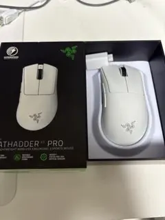 Razer DeathAdder V3 Pro ホワイト マウス本体のサムネイル