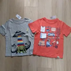 ベビーギャップ　新品タグ付き　恐竜とNYCイラストTシャツ2枚セット　95