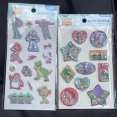 トイストーリー ウォーターシール セリア ふわふわシール セット ディズニー