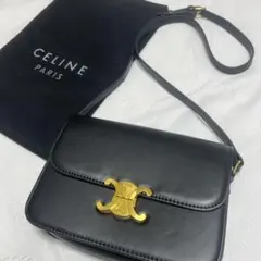 CELINE セリーヌ トリオンフ ショルダーバッグ ブラック ノベルティ