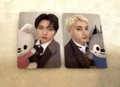 Stray Kids ポップアップ　トレカ バンチャン　リノ　ヒョンラセット