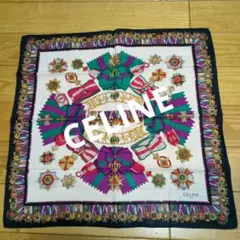 CELINE リボンと勲章のハンカチ