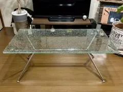 カリモク　ガラステーブル　引き取り限定 1500mm×600mm カリモク ガラステーブル 引き取り限定 1500mm×600mm - メルカリ