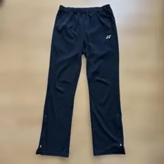ヨネックス ブラックパンツ ウエストゴム サイドジッパー