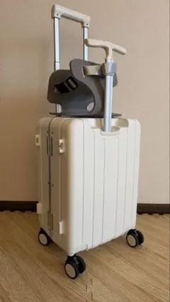 noricco キャリーケース 機内持ち込みサイズ ホワイト 子供乗せ ノリッコのサムネイル