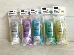 ダイソー ホイップクリームのり クリアラメタイプ 5本セット