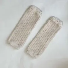 ベビー　レッグウォーマー　赤ちゃん　白　カラフル