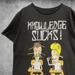 BONP キャラ Tシャツ 古着 黒 ビーバス バットヘッド アメコミ アニメ