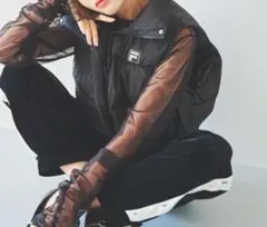 新品未使用 FILA×dazzlin ベスト ブラック フリー
