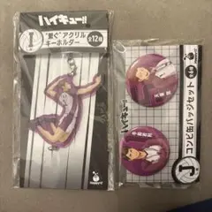 ハイキュー!! アクリルキーホルダー、缶バッジ