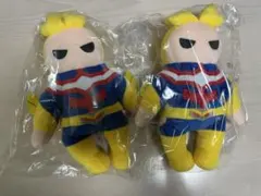 一番くじ　僕のヒーローアカデミア　E賞　オールマイトサウンドぬいぐるみ2体セット
