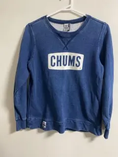 CHUMS ネイビー ロゴ入り トレーナー レディースMサイズ