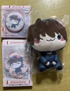 忍たま乱太郎 フリューくじ 土井半助 もちぴこぬいぐるみ セット