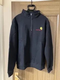 Carhartt カーハート ハーフジップ　スウェット 黒 XL 新品