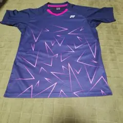 YONEX バドミントンシャツ JP L ネイビー/ピンク
