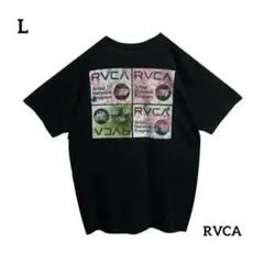RVCAルーカTシャツバック背面アートデザインプリントカジュアル人気古着