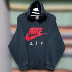 90s　ナイキ　スウェットパーカー　銀タグ　日本製　ブラック　ヴィンテージ