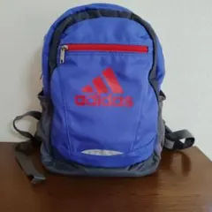 adidas 青 赤 リュック