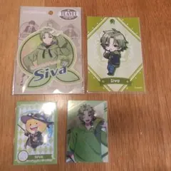 カラフルピーチ　シヴァ　ブロマイド&カード4点セット