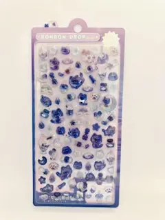 【正規品】よるねこ ボンボンドロップシールmini